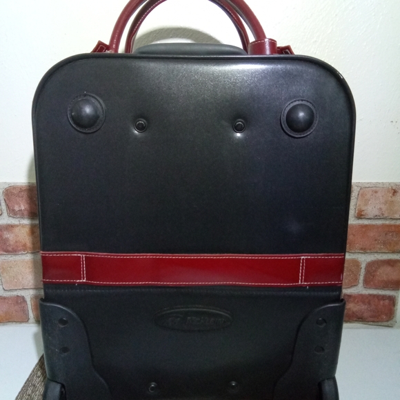 McKlein Leather Rolling Travel Laptop Carry-On Luggage Bag 👜 Zippers & Storage! - Picture 4 of 12